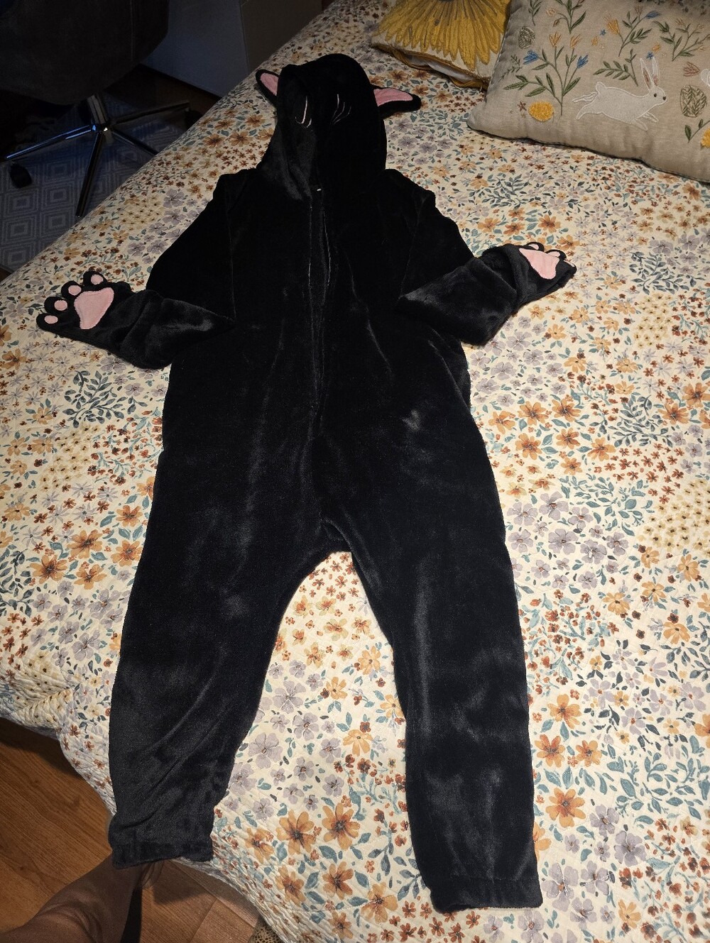 Haloween Black Cat Costume Kids